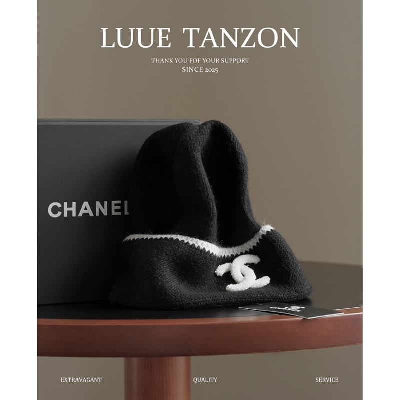 YT04-香奈儿 针织冷帽 黑+白的“高级感密码”（COCO）