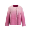 【林栖设计小店】（现货紧俏）绵羊毛双面呢紫色粉色国风新中式显瘦2025秋冬新款短款外套女T1954261 商品缩略图14