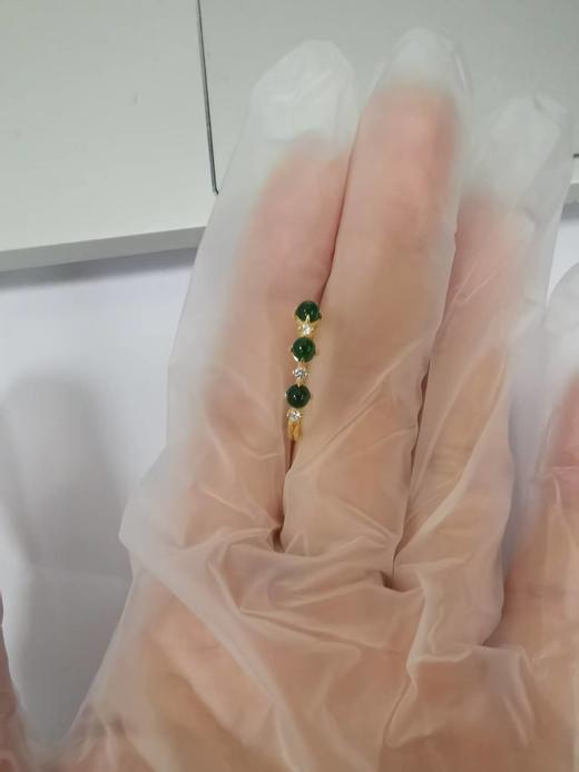 K65576-A-X017K00211424 周大福CHOW TAI FOOK 翡鸿萃绿系列 18K金翡翠戒指K65576 商品图3