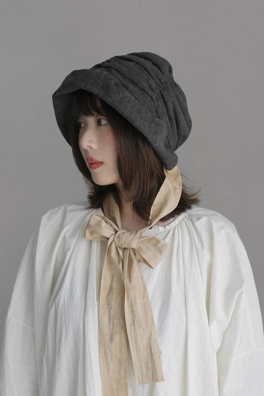 Kreuzzz 25AW 炭染棉麻milo IV古典罩帽 商品图8