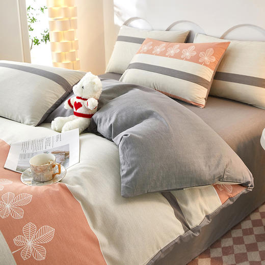 红蜻蜓时尚全棉四件套-优雅生活 商品图4