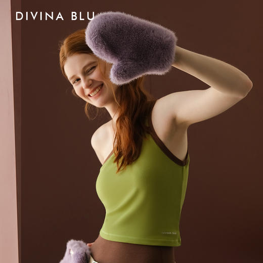DIVINA BLU 迪唯纳多巴胺米兰貂手套（售后说明：收货15天内支持调换货） 商品图3