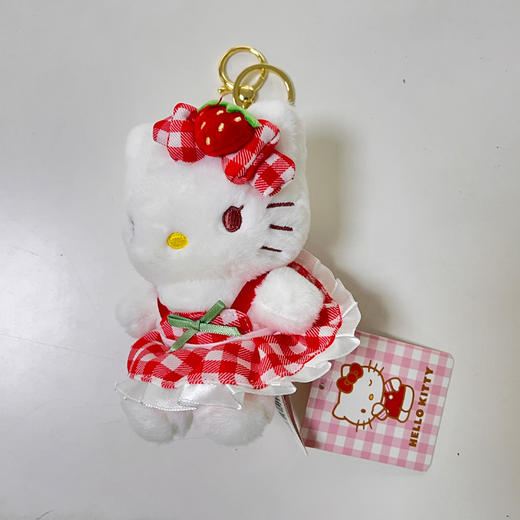 草莓波波KT挂件正版官方授权毛绒匙扣-纪念日百货门店同款167794041 商品图1