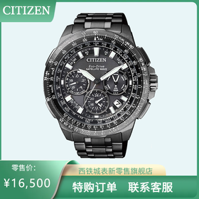 西铁城日本官方正品舒博钛卫星对时男表CC9025-51E