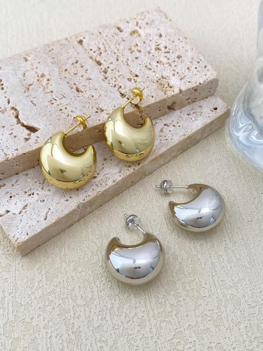 PV同款金豆子  立体豆豆耳钉 商品图1