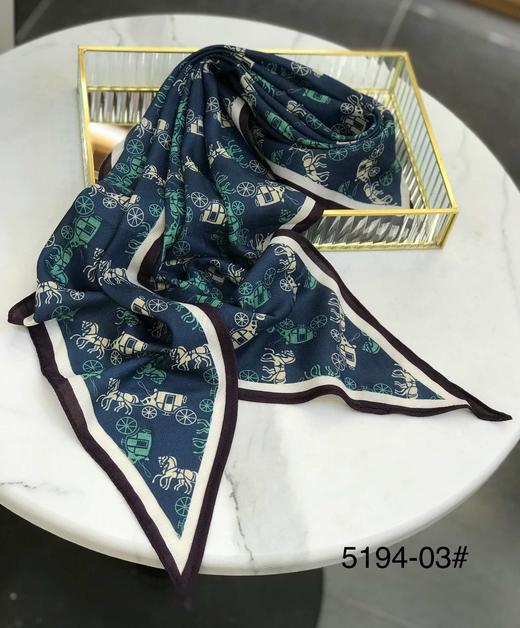 优品堂『花影摇曳3』三角双面长巾 商品图14