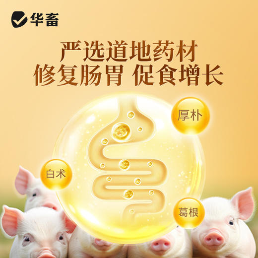 华畜全驱净中药驱虫健胃增食体内外双驱线虫绦虫吸虫安全不伤肠胃见效快 商品图4