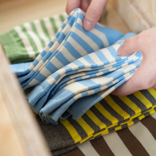 靴下物新款果汁撞色条纹袜子女夏季薄款棉质吸湿透气运动中筒袜子 商品图4