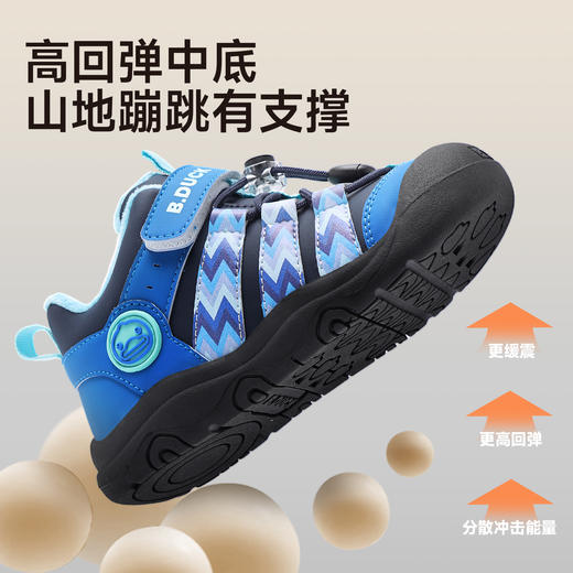 B.Duck小黄鸭童鞋冬季加绒保暖户外鞋28-32码 B5686859 商品图5