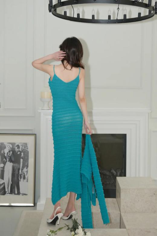ELLA JADE 海洋蓝优雅针织吊带开衫套装 21417 商品图12
