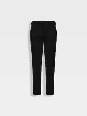 callisto黑色莫代尔棉混纺休闲裤