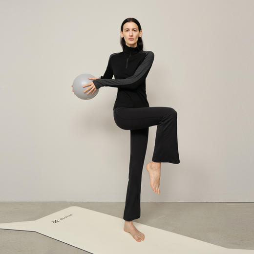 【商场同款】麦檬修身显瘦气质瑜伽上衣5FA101511U 商品图1