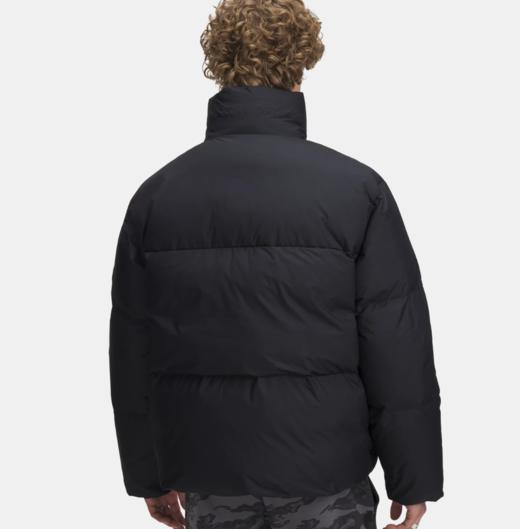 安德玛男子UA Limitless热冬系列700蓬压纹短款鸭绒羽绒服6008826-001 商品图1