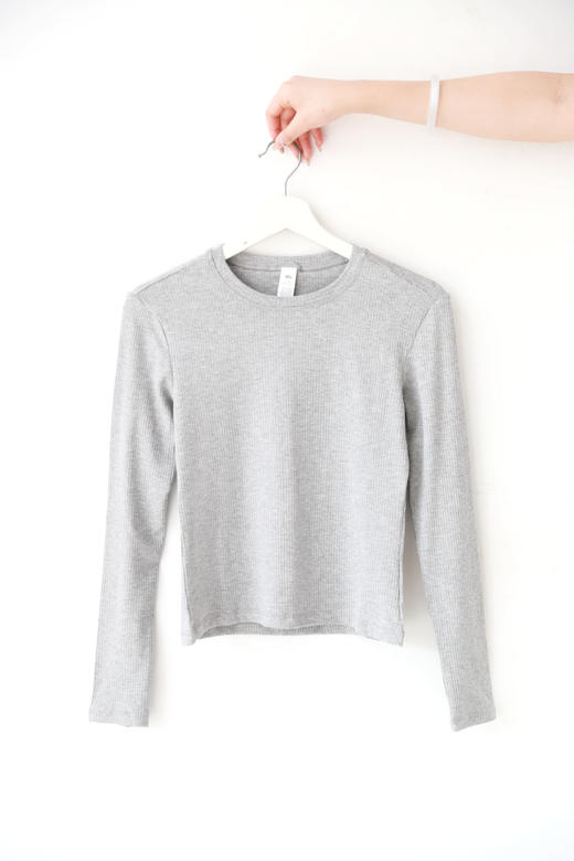 基本款打底衫，显瘦且好看。可以焊在身上瑜伽训练长袖女C111258 商品图10