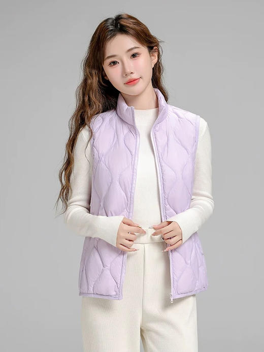 心选丨【秋冬必备】葫芦纹轻型羽绒服合集 连帽/立领/马甲款 90白鸭绒——又蓬又暖又轻盈 商品图7