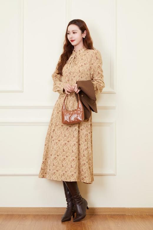 L.Fleuri 度假风气质温柔碎花长裙马甲套装 21464 商品图3