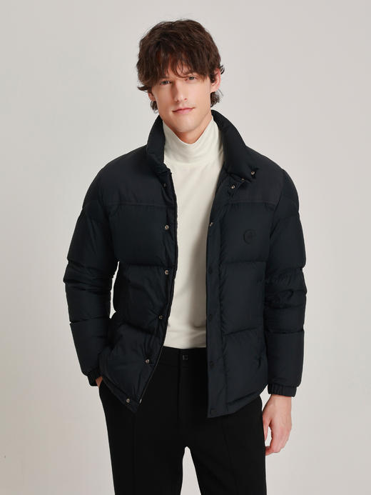 callisto哑光黑高蓬松鹅绒羽绒服 商品图2