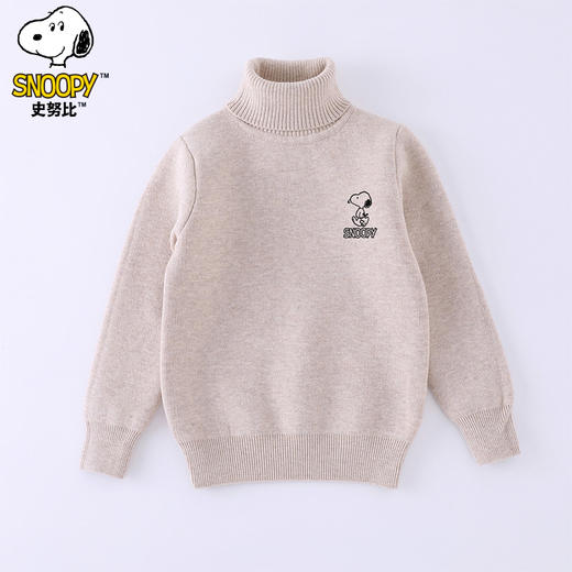 {史努比}儿童装高领毛衣冬季内搭校服神奇百搭打底衫90-160 商品图4