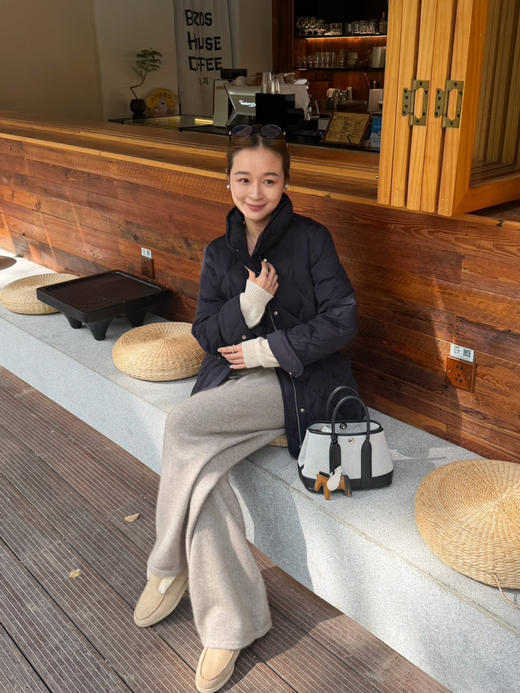 2511215   羊绒 针织裤子 气质休闲裤 商品图11