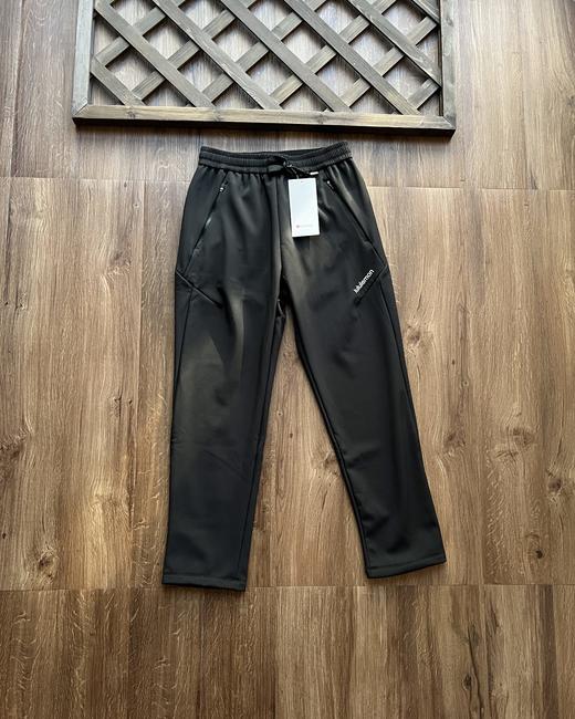 露露LULU经典格双线格尼龙四面弹防风收腿高密奥利绒前侧压褶冲锋裤 商品图3