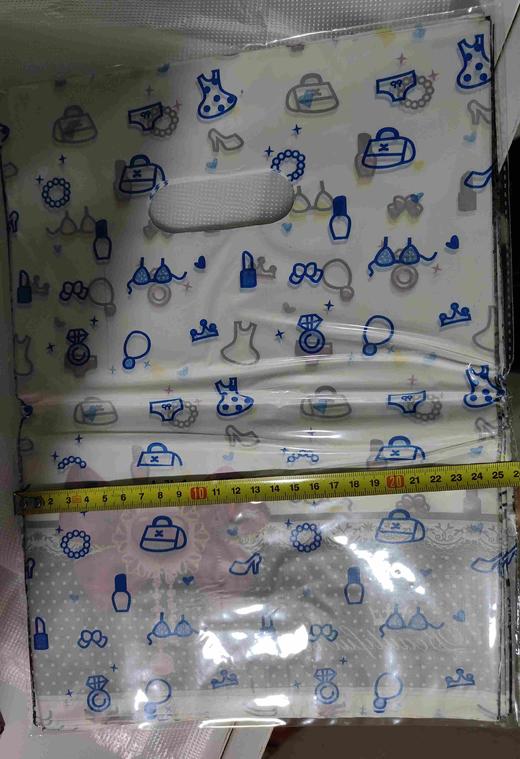 精品购物袋 ，塑料袋，产品袋子，50个每包，礼品袋，手提袋 商品图4