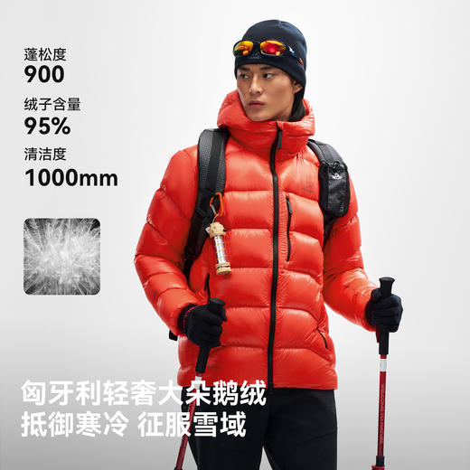 伯希和户外900蓬羽绒服男新款冬季PERTEX轻量鹅绒防风保暖外套男 商品图2