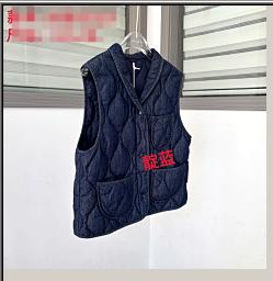 586321牛仔立领羽绒马甲 商品图2