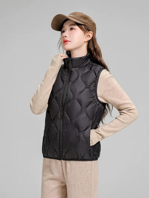 心选丨【秋冬必备】葫芦纹轻型羽绒服合集 连帽/立领/马甲款 90白鸭绒——又蓬又暖又轻盈 商品图6