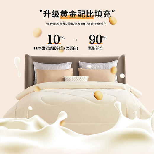 【维科家纺】  酣梦大豆纤维保暖冬被-丰年 商品图2