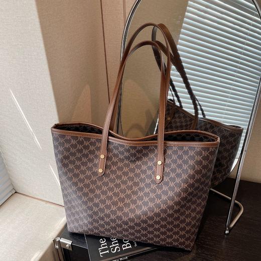 【YW】无忧购复古包包女大容量休闲单肩托特包通勤手提包（截单后5-7天发货） 商品图1