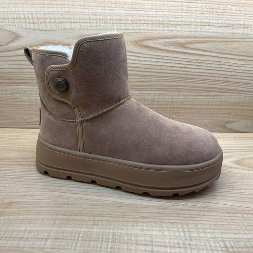 豪行2024年冬季新品时尚休闲真皮加绒雪地女靴24430572M 商品图1