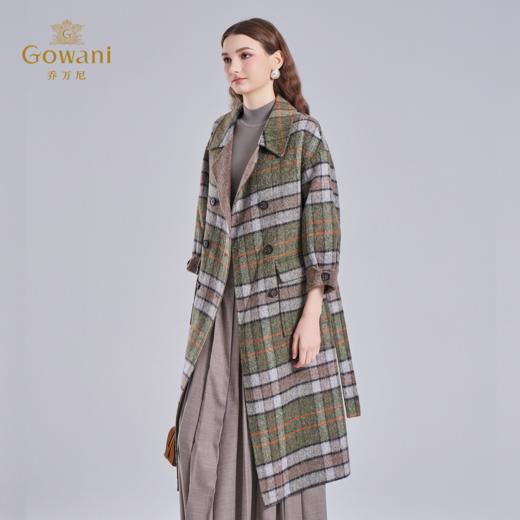 乔万尼新款秋冬韩系大衣中长款毛呢外套EF4A250 商品图2