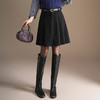 「自」全新升级【铂金会员146/天猫189/差价43】(15453)洛诗琳纯色百褶裙高腰显瘦2025秋冬季毛呢半身裙A字裙 商品缩略图2