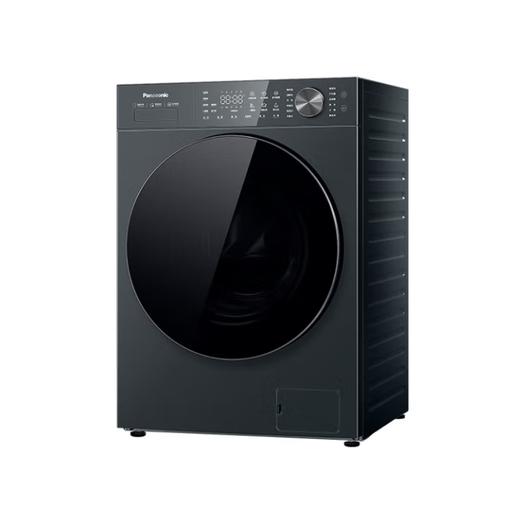 松下 洗衣机 XQG100-E31P 10KG 滚筒 变频 一级能效 超薄嵌入 钛晶灰 商品图1