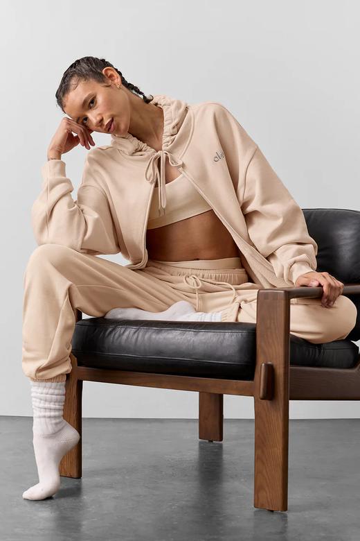 难得折扣！已经开始断码了！alo yoga Accolade 全拉链卫衣 商品图5