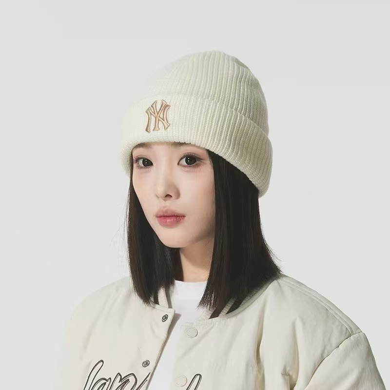 含羊毛！新出品M*L*B潮牌线帽，NY紧致密针织帽