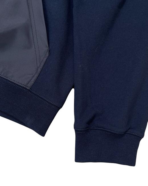 中性款棉毛圈拼接连帽卫衣外套la017 商品图2