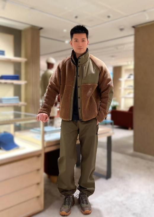 LP外贸订单抓绒男女同款摇粒绒拼接立领保暖夹克外套 商品图12