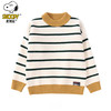 {史努比}儿童学院风毛衣撞色条纹套头百搭冬季打底90-140 商品缩略图4