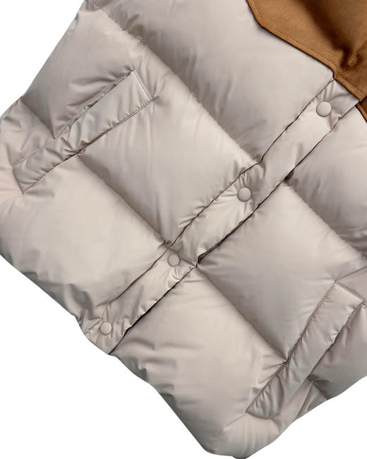 女款尼龙拼接羽绒棉马甲zh017 商品图2