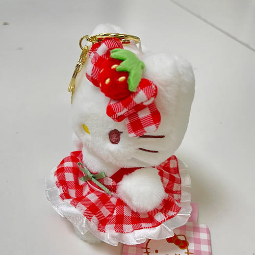 草莓波波KT挂件正版官方授权毛绒匙扣-纪念日百货门店同款167794041 商品图4