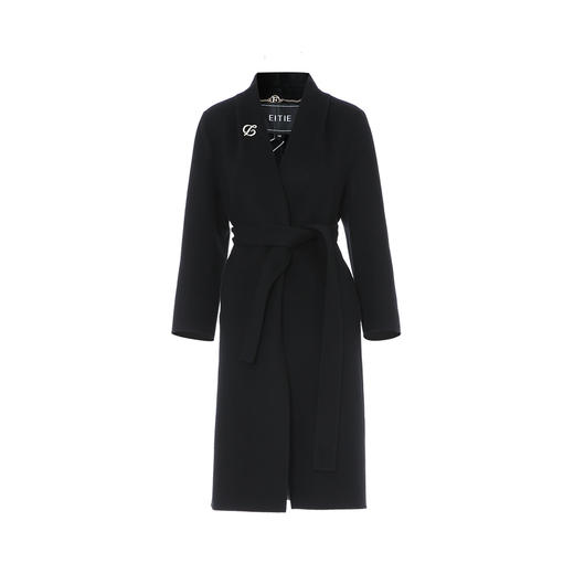 EITIE爱特爱冬季新款修身显瘦通勤高级时尚毛呢大衣8014711 商品图11