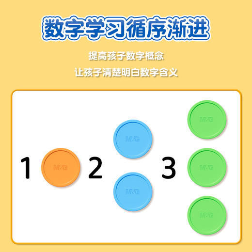 晨光计数圆片100片盒装 数学加减法记算数幼儿园教具（100片装） 商品图2