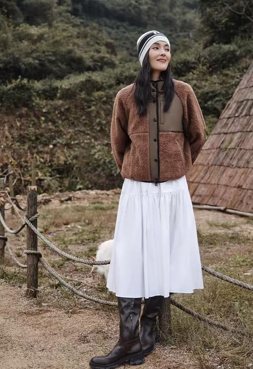 LP外贸订单抓绒男女同款摇粒绒拼接立领保暖夹克外套 商品图4