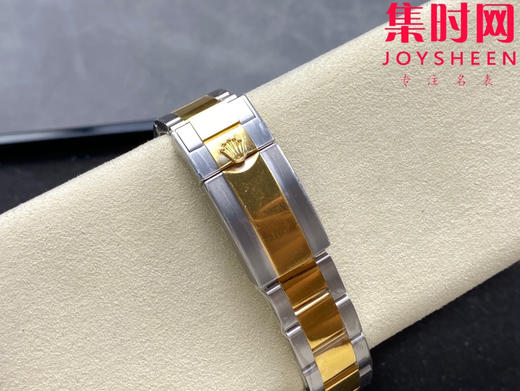 劳力士EWE格林尼治型系列 皮蛋圈 间金格林尼治GMT 3186机 五珠带 男士腕表 商品图8