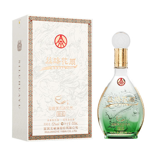 五粮液 丝路花雨 52度 浓香型白酒 500ml 商品图0