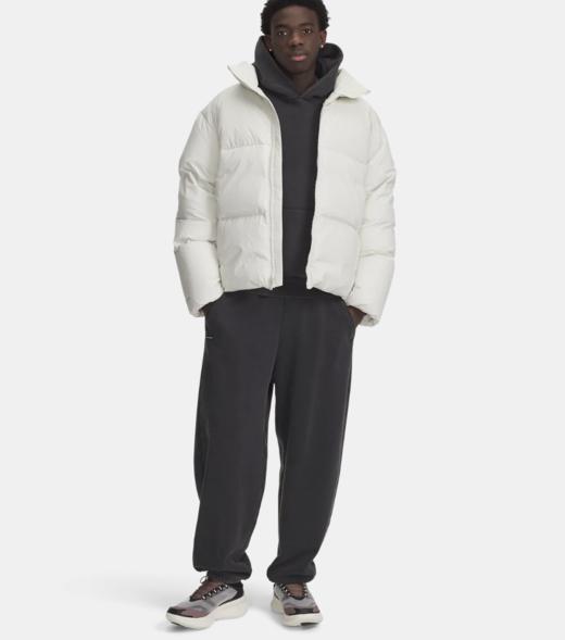 安德玛男子UA Limitless热冬系列700蓬压纹短款鸭绒羽绒服6008826-110 商品图2