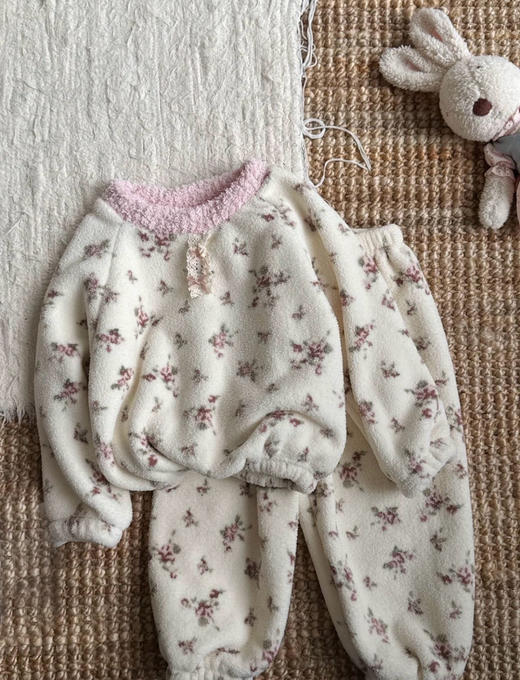 西蒙日记&儿童花边雪呢绒家居服睡衣DLXNLJJF 商品图5