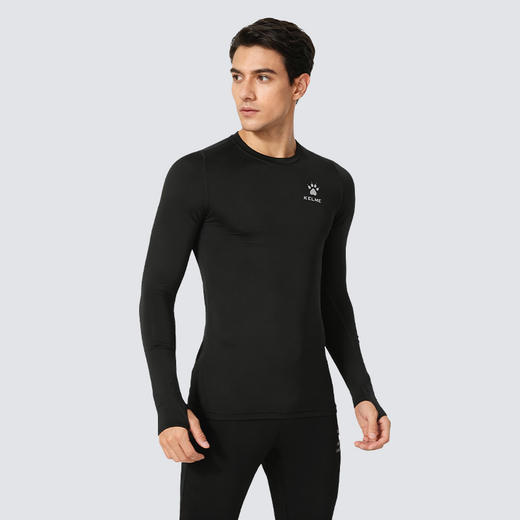 【加绒】KELME卡尔美厚款足球运动训练紧身衣成人男3891112000 商品图2