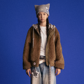 GOODBAI GOODEES 连帽飞行员夹克